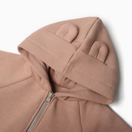 Costume: sweatshirt and pants crumb I, Basic Line, height 80-86 cm, brown color-1