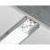 Profile aluminum overhead ambrella Illumination alum Profile, GP1800AL, 2000x6x23.8 mm, silver color, matte divet