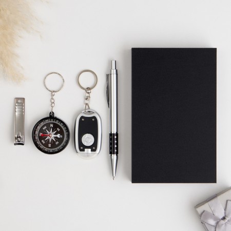Gift set 4V1 (pen, nippers, compass, flashlight)-1