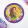 Diamond mosaic for children "Fairy", 18 cm