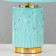 AMELIA table lamp E14 40W azure 24x24x37 cm Risalux