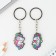 A set of keycases "Unicorn", 2 pcs., 11 x 17.5 cm.