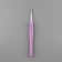 Knitting hook, with a plastic handle, d = 5 mm, 14 cm, lilac color