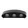 Facade lamp "Semosfer", FSD-069, 6 W, 4000K, 3 rays, IP65, 220 V, plastic, black 100842
