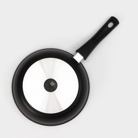 The “Tradition” pan, D = 24 cm, glass cover, removable handle, anti -stick coating, black color-7