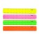 A ruler with a holder of 20 cm of the "Neon Cristal", 4 colors, plastic, mix