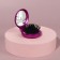 Massage comb “mother -of -pearl”, folding, with a mirror, d = 6 cm, color mix