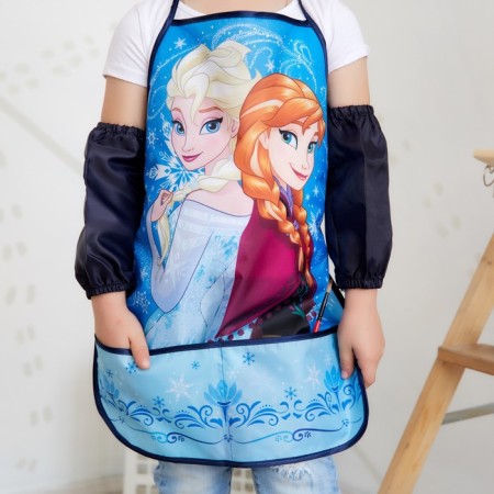 Apron with sleevens Children's "Cold Heart", 49x39 cm-2