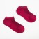 Women's socks shortened "Soft Merino", burgundy color, size 35-37
