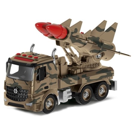 Funky Toys Military Machine Designer, Friction Light Sound, 28 cm