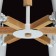 Forest chandelier, size 80x40x80 cm, 48W 6xe27 IP 20