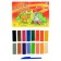 Plasticine 16 colors 320 g, "gamma" "cartoons", with a glass