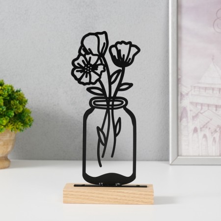Metal souvenir "Beltened Bank" Black 5x11.5x22 cm-3