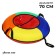 Tubing-vatrushka "Whirlwind", case diameter 70 cm, Mix color