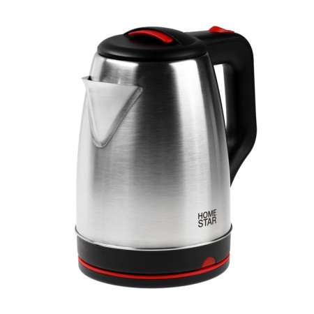 Electric kettle Homestar HS-1003, metal, 1.8 l, 1500 watts, silver