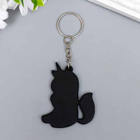 Acryl keychain "Unicorn with donut" 5.8x4.5 cm-2
