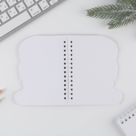 Notepad with a figure element "Winter characters", 40l Mix-3