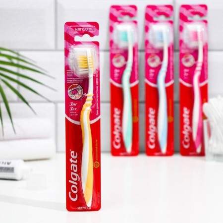 Colgate toothbrush COST CARE CHANGE for gums, soft, mix, 1 pc.