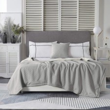 Grand cover, size 220x240 cm, gray color