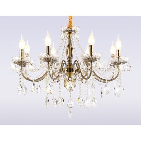 Suspicious classic chandelier with crystal Ambrella Light, Classic, TR4950, 8HE14, Bronze Color