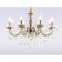 Suspicious classic chandelier with crystal Ambrella Light, Classic, TR4950, 8HE14, Bronze Color