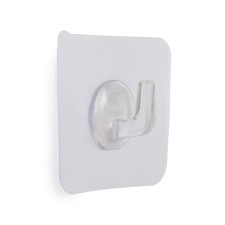 A hook with an adhesive surface of the tundra, transparent, set 4 pcs.