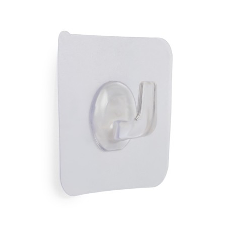 A hook with an adhesive surface of the tundra, transparent, set 4 pcs.