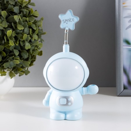 Table lamp "Astronaut with a star" MIX LED 3W USB AKB 9x7x19 cm Risalux-1