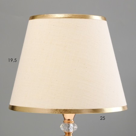Board lamp with “NIKS” E27 40W gold 25x25x42 cm-3