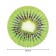 The tablecloth "half kiwi", round, Saten, d = 150 cm