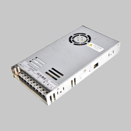 Power supply LED Strip 220208, 400W, 3x11.5x21.5 cm, silver color-1