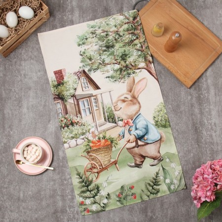 Ethel towel Rabbit Farm 40x73 cm, 100% HL, sarzha 190 g/m2