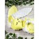 Comforter pillow - heating pad, yellow color