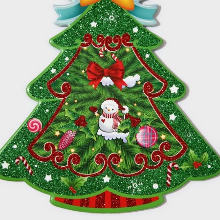 Decorative decoration (suspension) "Christmas tree" 23x19.5 cm-4
