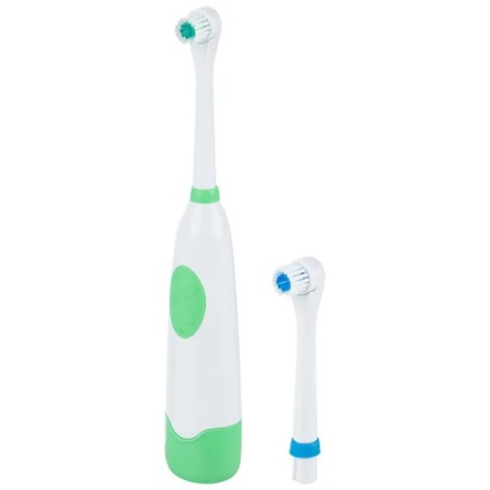 Electric toothbrush Homestar HS-6005, rotational, 6500 rpm, 2 nozzles, green-2
