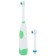 Electric toothbrush Homestar HS-6005, rotational, 6500 rpm, 2 nozzles, green