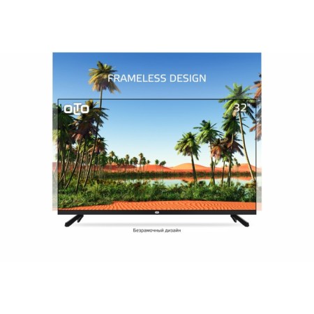 TV OLTO 32T20H, 32 ", 1366x768, DVB-T2/C, 2XHDMI, 1xUSB, black-2