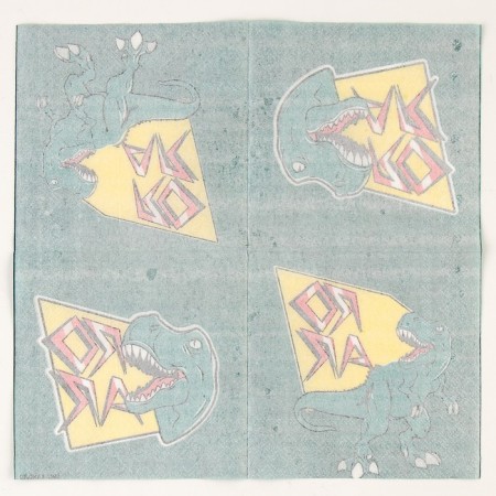 Paper napkins 25*25cm "Dino" (set 20 pcs)-4