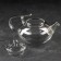 Glass teapot with metal sieve "Maria", 400 ml