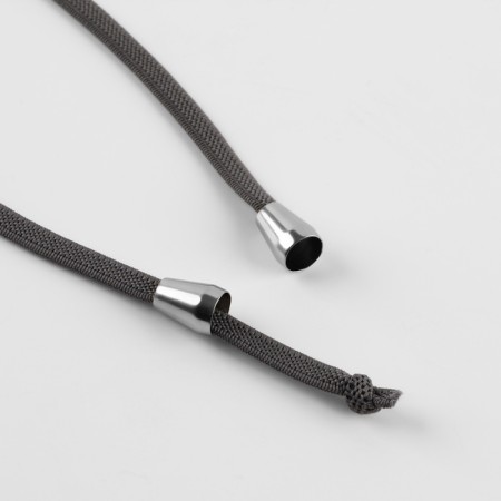 Tip for a cord, d = 5 mm, 4 pcs, silver color-4