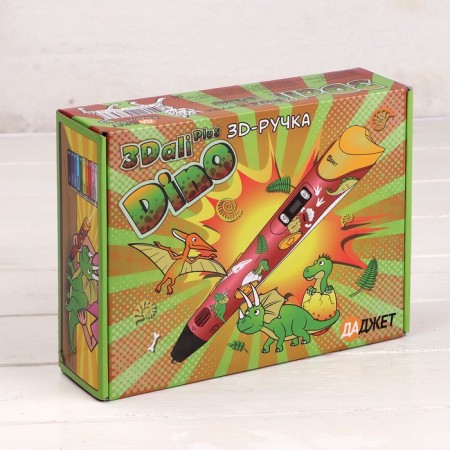 3D handle 3Dali Plus Dino, ABS and PLA, (KIT FB0021D), stencil + plastic-7