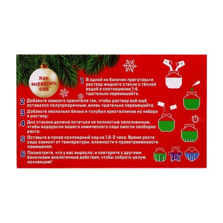 Set for experiments "Miracle Himia", colloidal garden-6