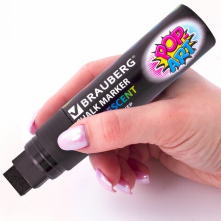 Cretaceous Brauberg "Pop-Art", 15 mm, dry, for smooth surfaces, black-4