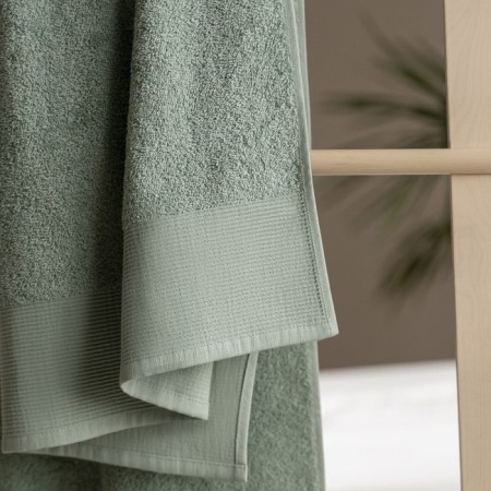 Terry towel Pasionaria "Play", 450 g, size 30x50 cm, Biryuzovoy color-2