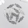 Decor for creativity Metal "Skeletal" silver 2.5x0.8 cm