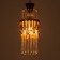 Suspension "drops" 1x60W E27 black