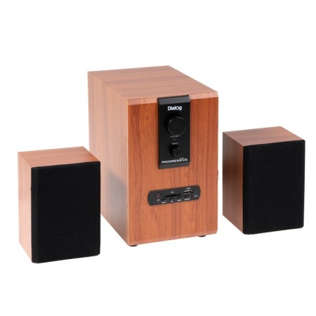 Computer speakers 2.1 Dialog AP-150, 2 x 5W + 10W, MP3, remote control, 220V, brown