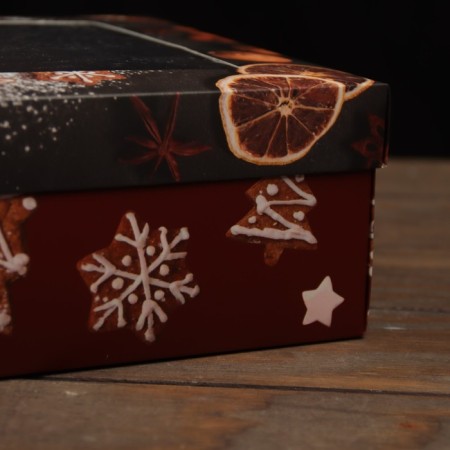 The box is folding, the lid is, with the window "Miracles time" 30 x 20 x 9 cm-2