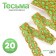 Braid braid orange-green in a roll 20 meters