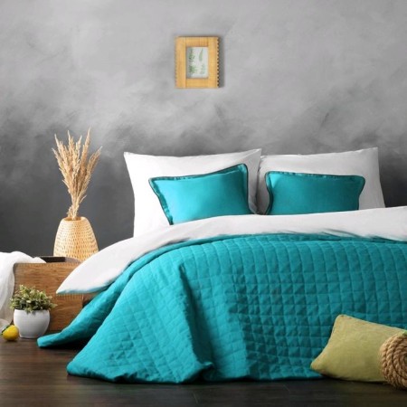 Set "Ibiza": a bedspread 160 x 220 cm, pillowcases 40 x 40 cm - 2 pcs, turquoise